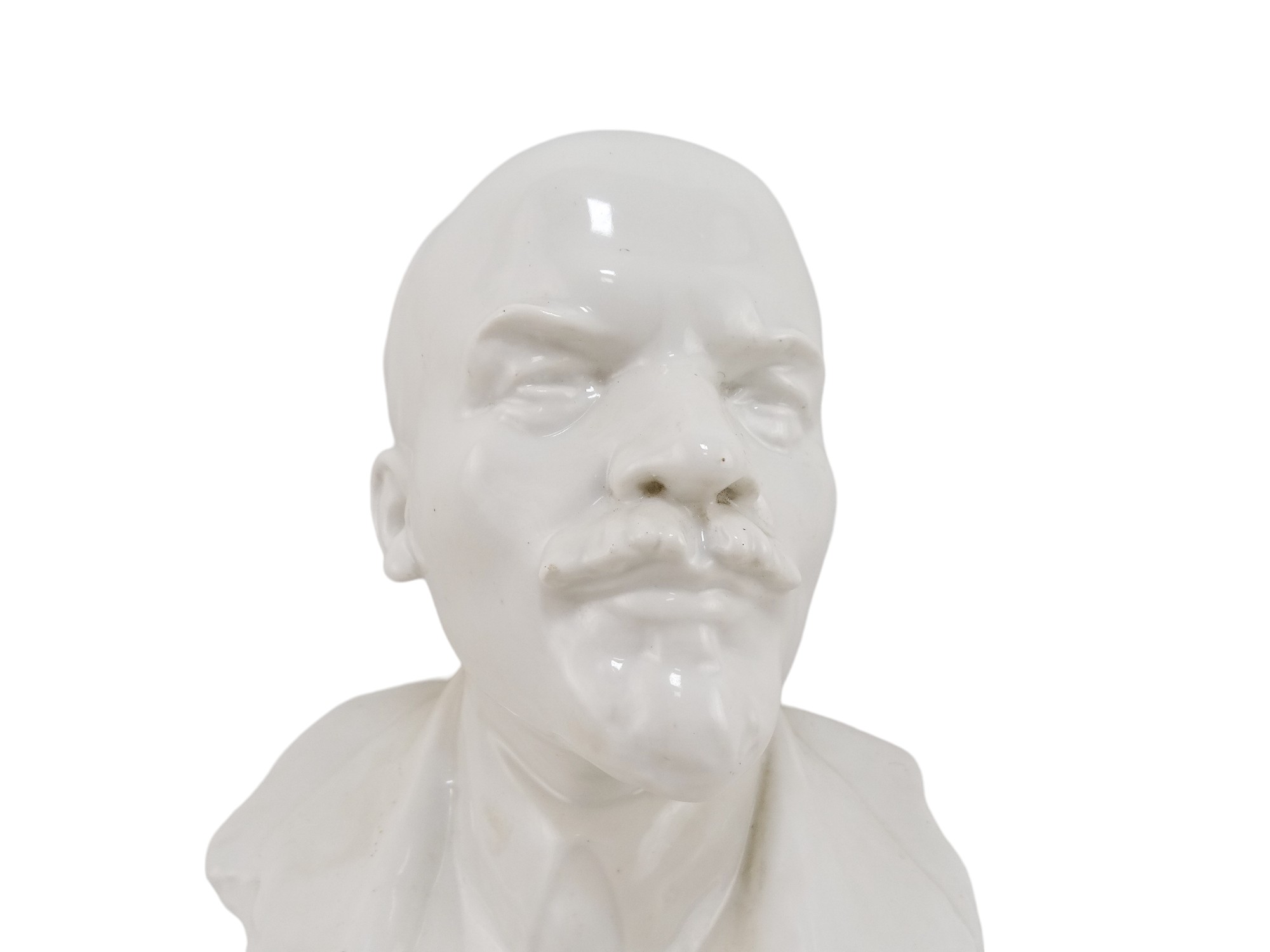 A blanc de chine figure of Lenin - bearing facsimile signature to square base and indistinctly - Image 5 of 12