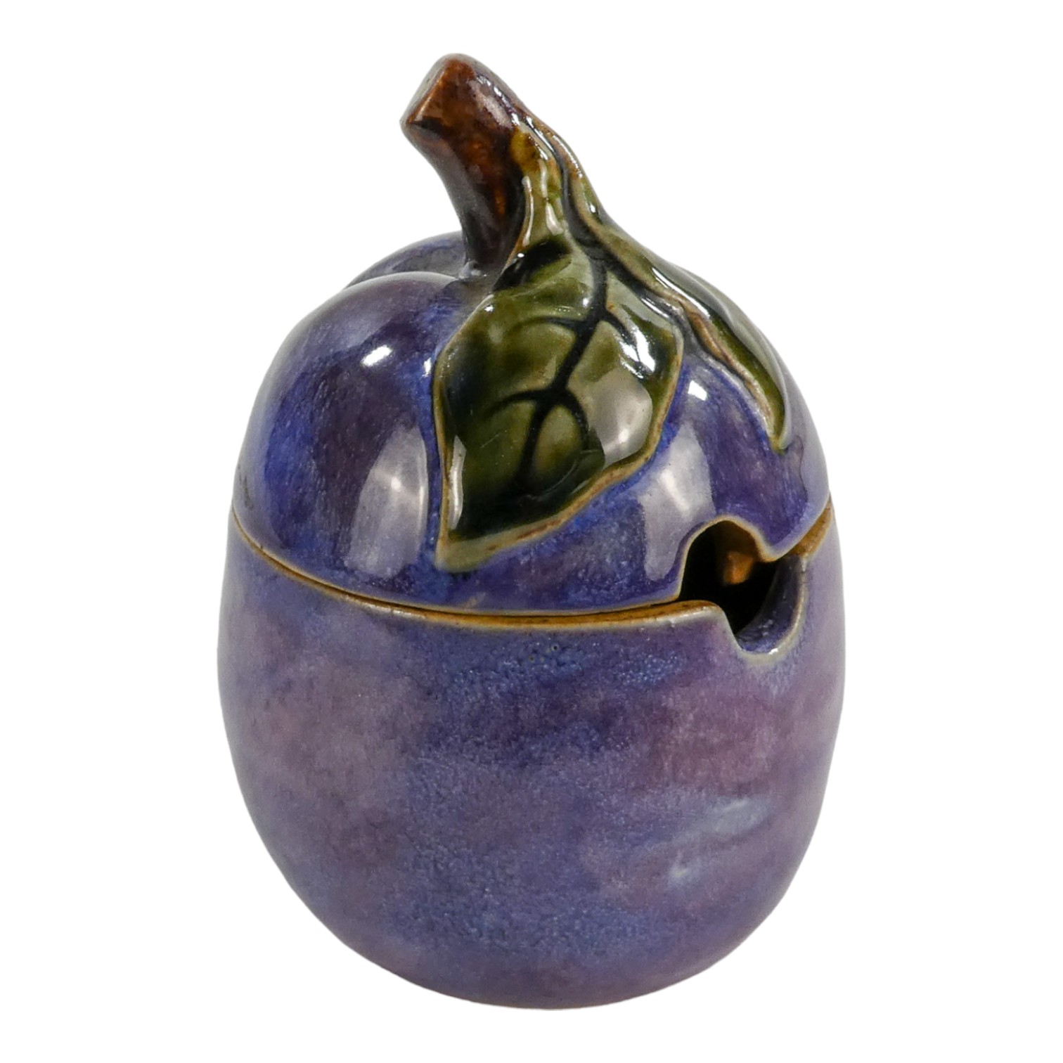 A Royal Doulton stoneware preserve pot - modelled in the form of a pear, height 13cm, together - Image 7 of 8