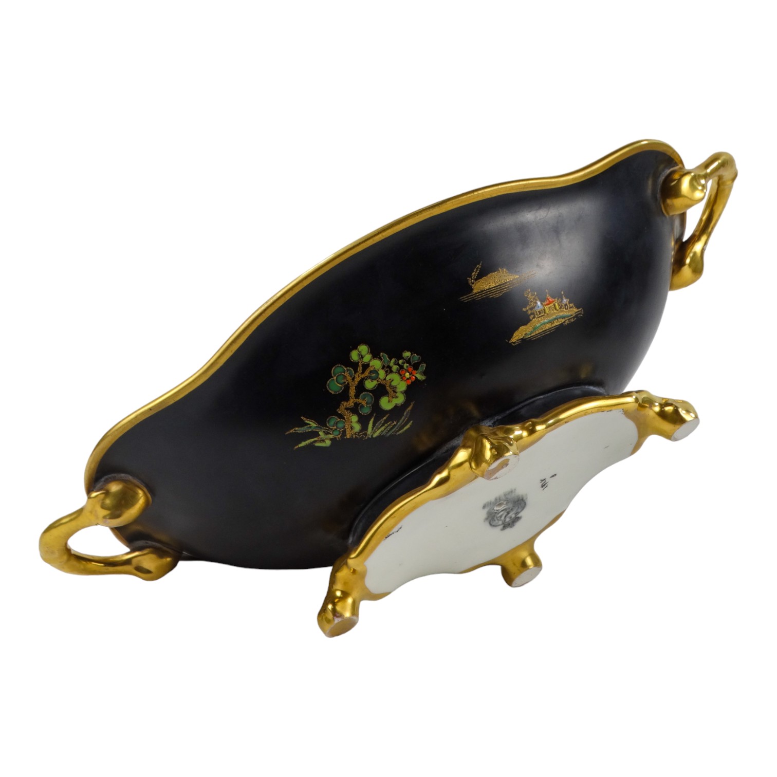 A Carlton Ware Chinoiserie pattern oval dish - with twin handles, width 33cm, together with - Image 7 of 9