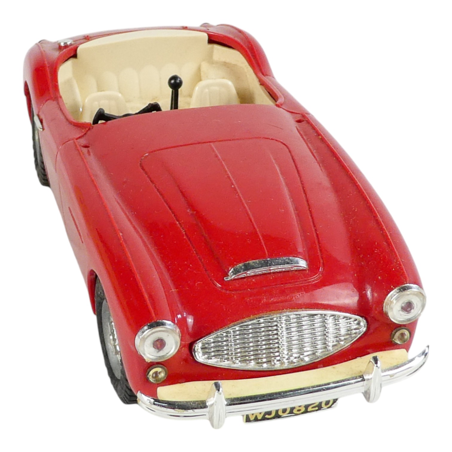 Triang No. M002 - 1/20 Battery Operated Austin Healey 100/6, 1/20 scale, with red bodywork and - Image 4 of 6