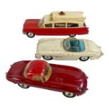 Corgi Toys, No. 437 Superior Ambulance on Cadillac chassis - with red and cream body, brown interior