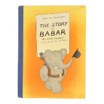 De BRUNHOFF Jean The Story of Babar - published Methuen & Co. Ltd 1978, printed boards with a blue