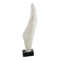 # Paul BENYOVITS (British b. 1964) Wing French limestone, raised on a polished black base Signed