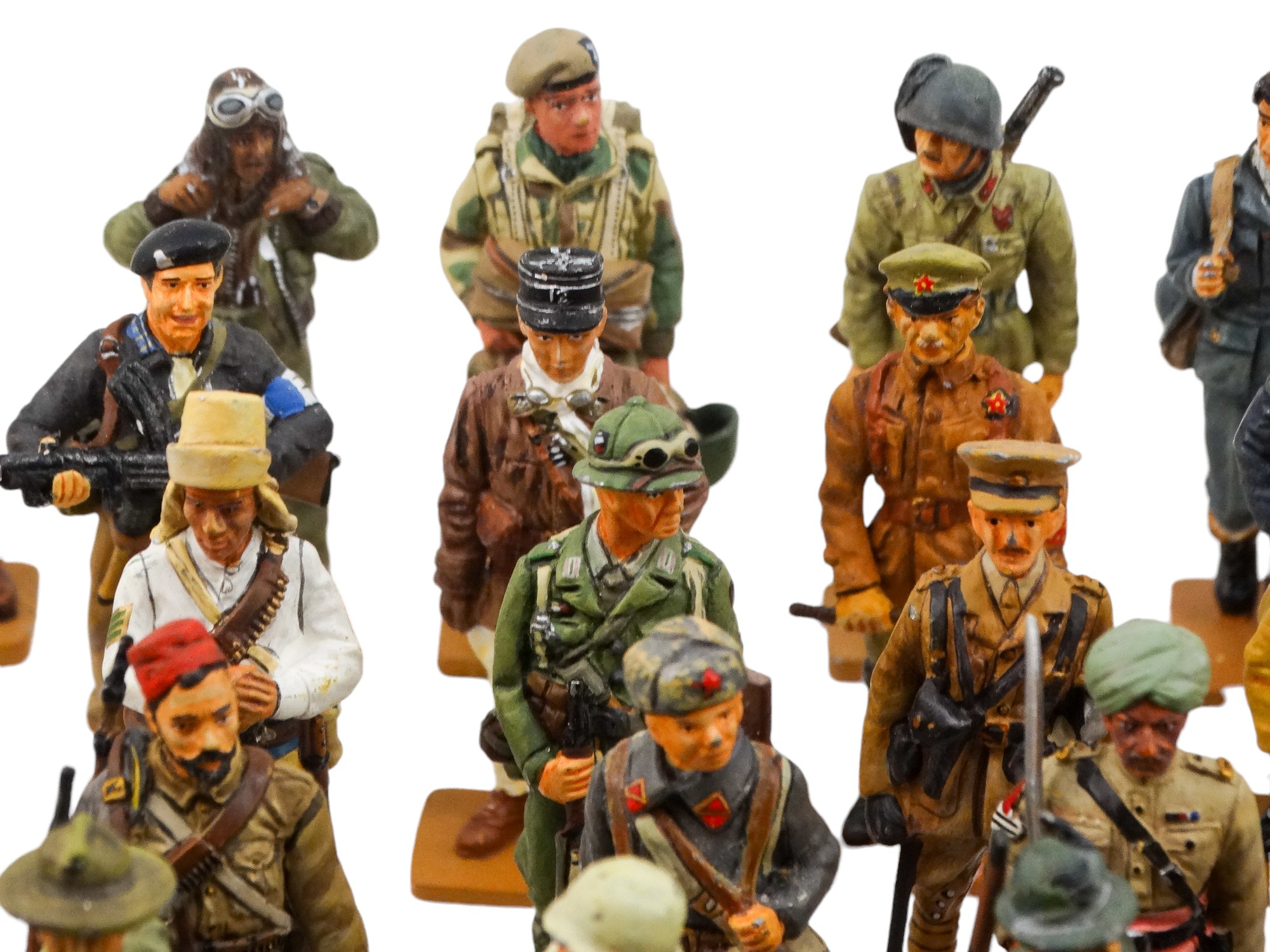 A collection of ninety late 20th century collector's lead soldiers - the figures presented in - Image 6 of 7