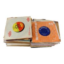 A quantity of 45rpm records - mostly 1960's artists of rock and pop genre.