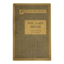 BATES H.E. The Last Bread - The Labour Publishing Company Ltd. 1926, printed paper covers.