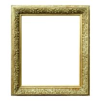 A late 19th century gilt gesso picture frame Aperture 74 x 62cm Overall size 98 x 85cm