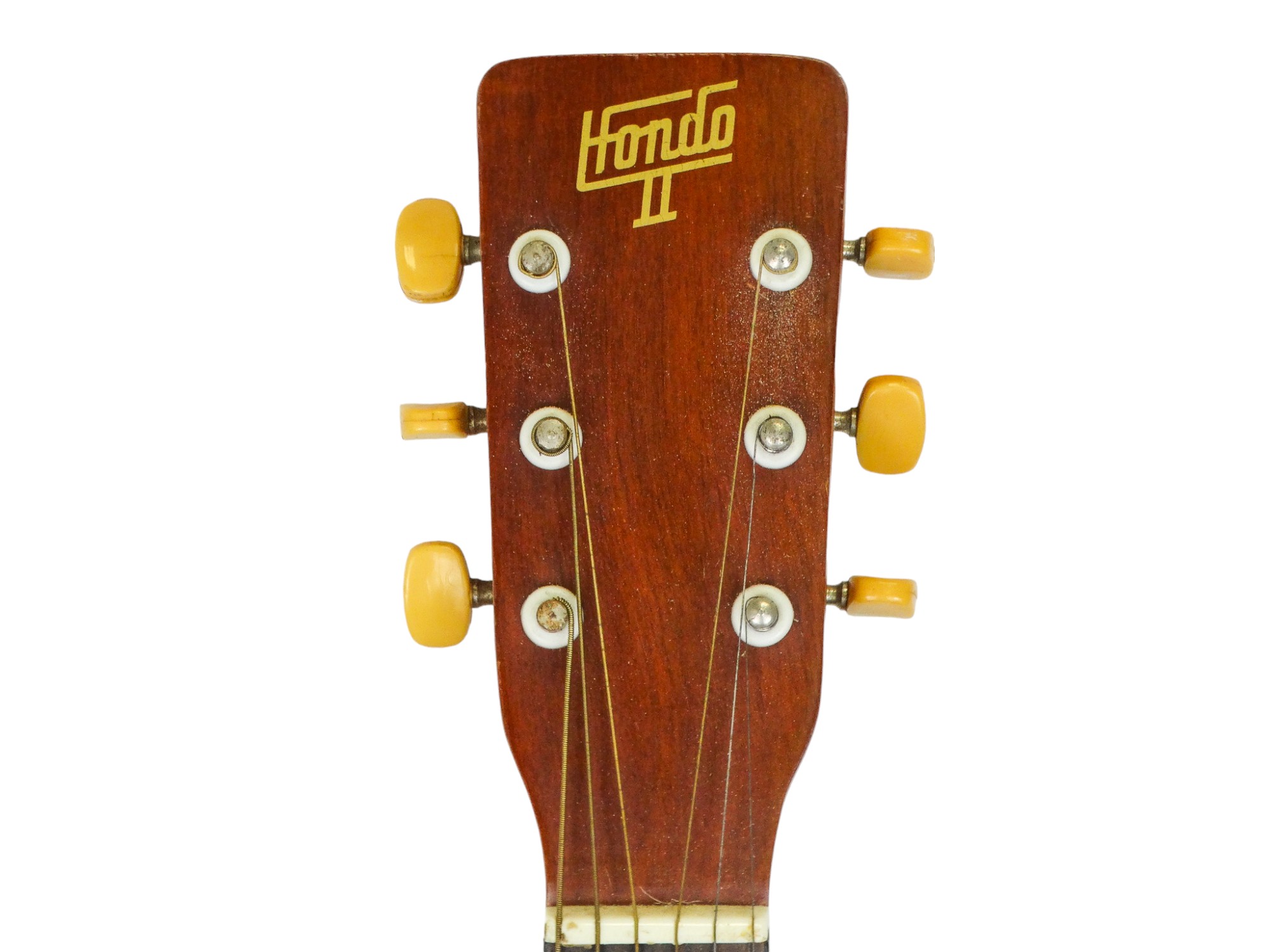 A Hondo II acoustic guitar - with soft case. - Image 5 of 7