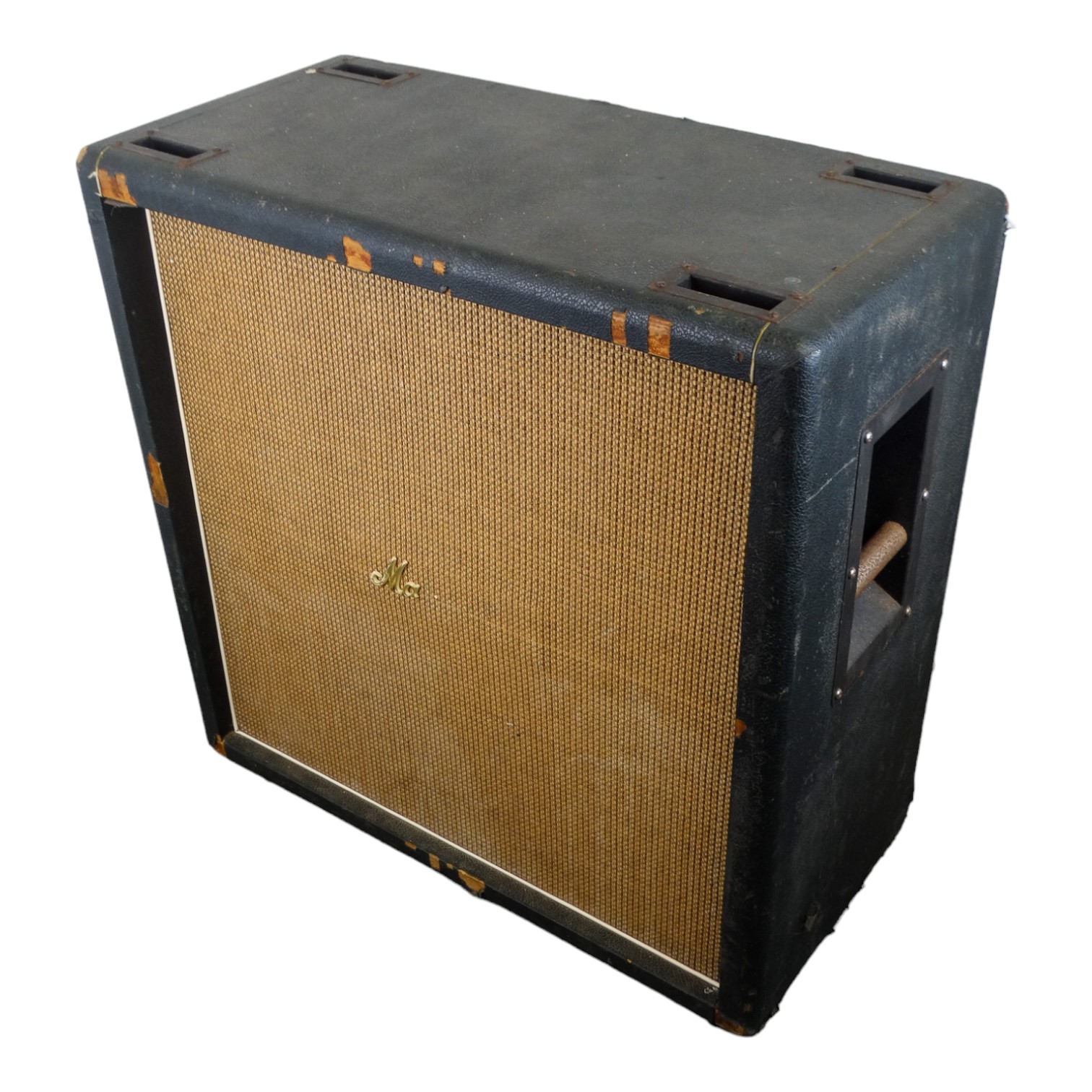 A Marshall basket weave amplifier speaker cabinet - circa 1969, fitted with Celestion green back - Bild 3 aus 7