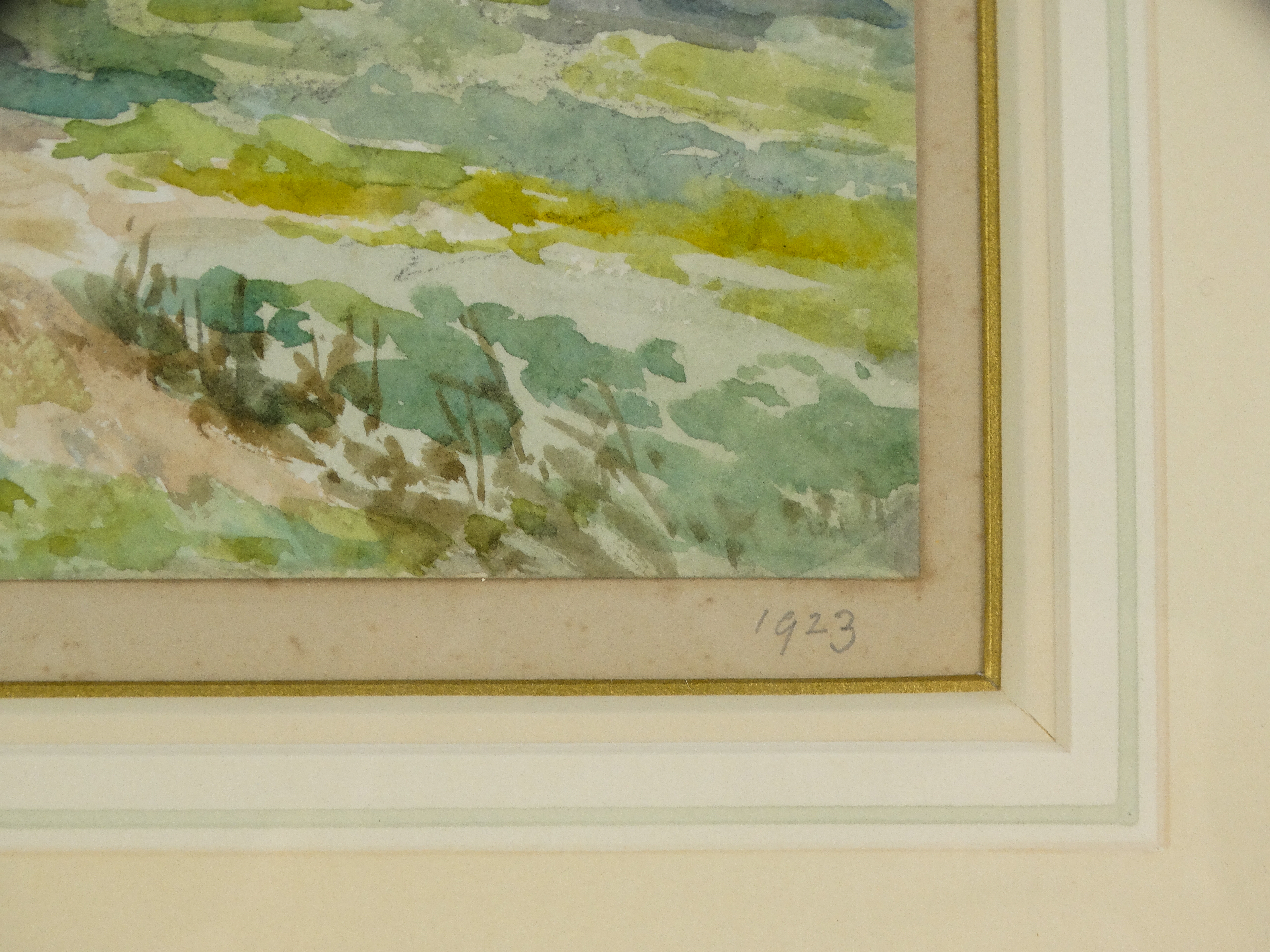 Lady Frances MAXWELL-LYTE (British 1853-1925) Thurn Watercolour Dated 1923 Framed and glazed Picture - Image 4 of 5