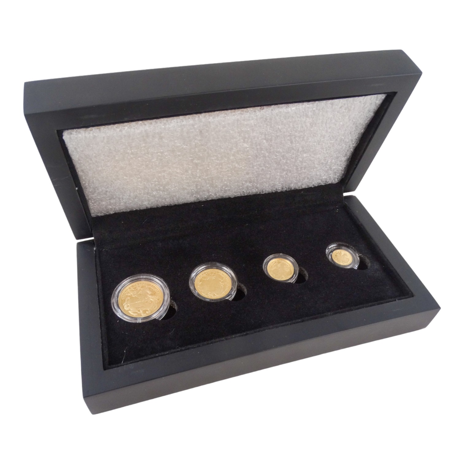 Hattons of London commemorative set of gold coins - 2021 200th anniversary, comprising sovereign,