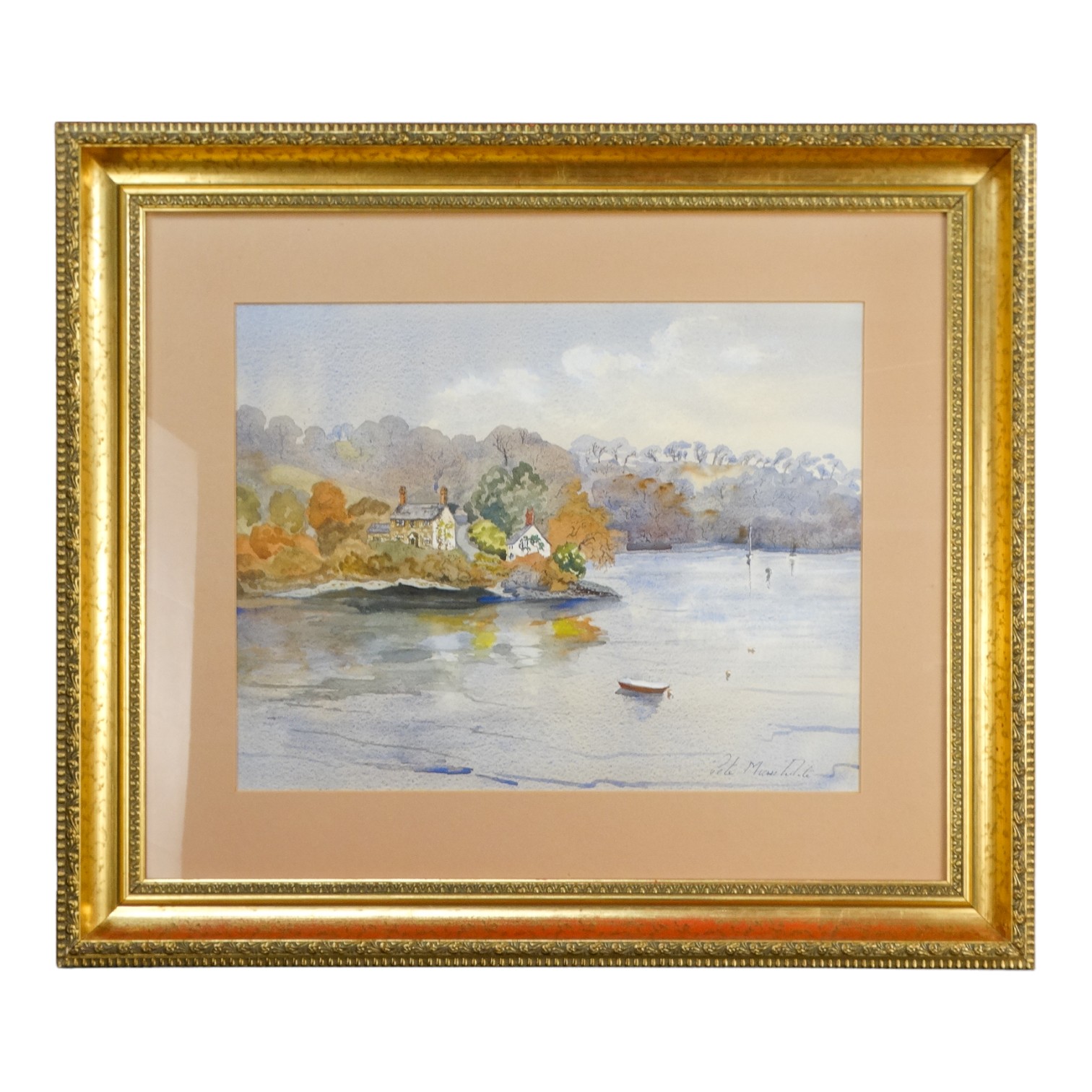 Peter MUSSELWHITE (British 20th Century) Tresillian River Malpass Truro Watercolour Signed lower - Image 9 of 11