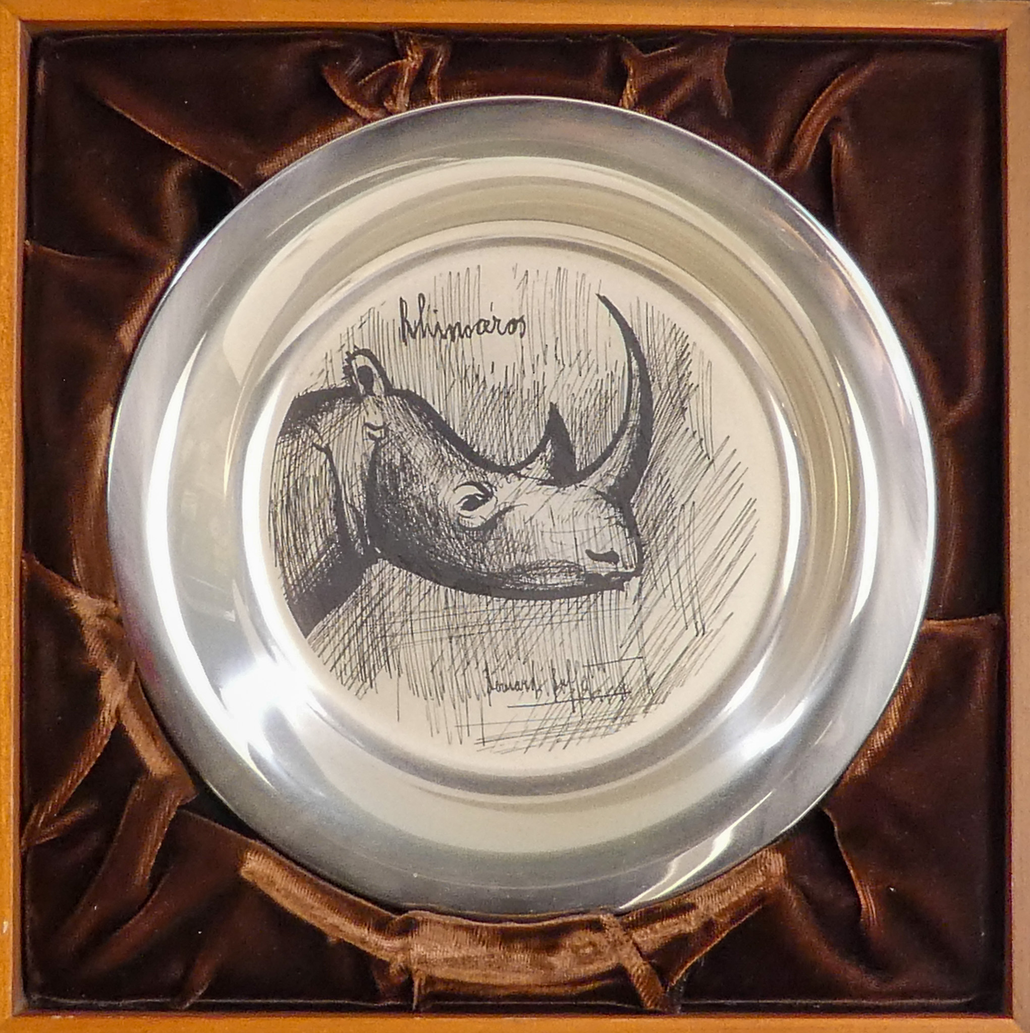 A collection of three silver plates - engraved limited editions featuring images of African - Image 5 of 9