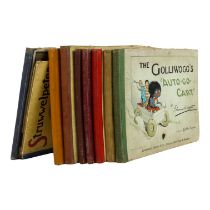 Nine various children's books - including Struwwelpeter, Bold Turpin, Flower Legends for Children