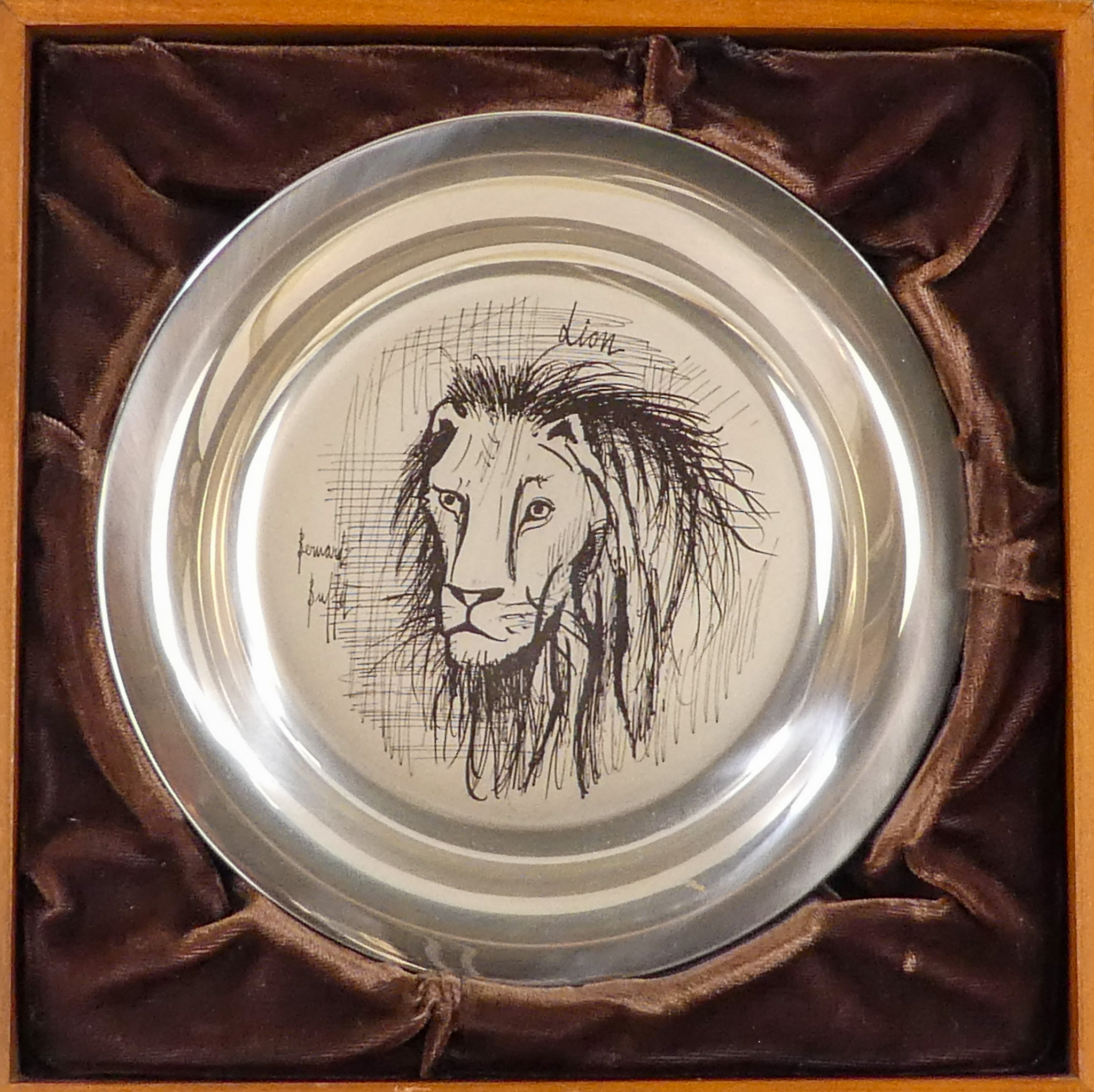 A collection of three silver plates - engraved limited editions featuring images of African - Image 4 of 9