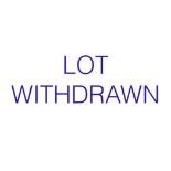 LOT WITHDRAWN