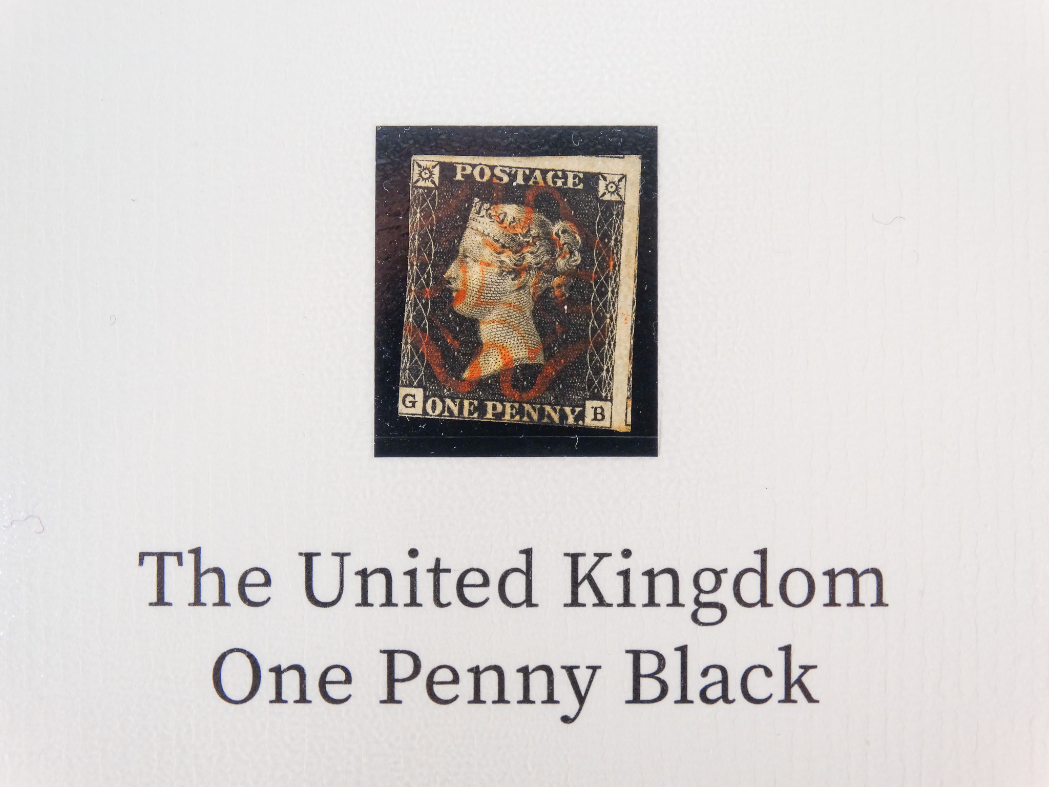 GB 1840 1d BLACK - 2 very large margin 1840 1d black with red Maltese Cross cancel contained in a - Image 3 of 3