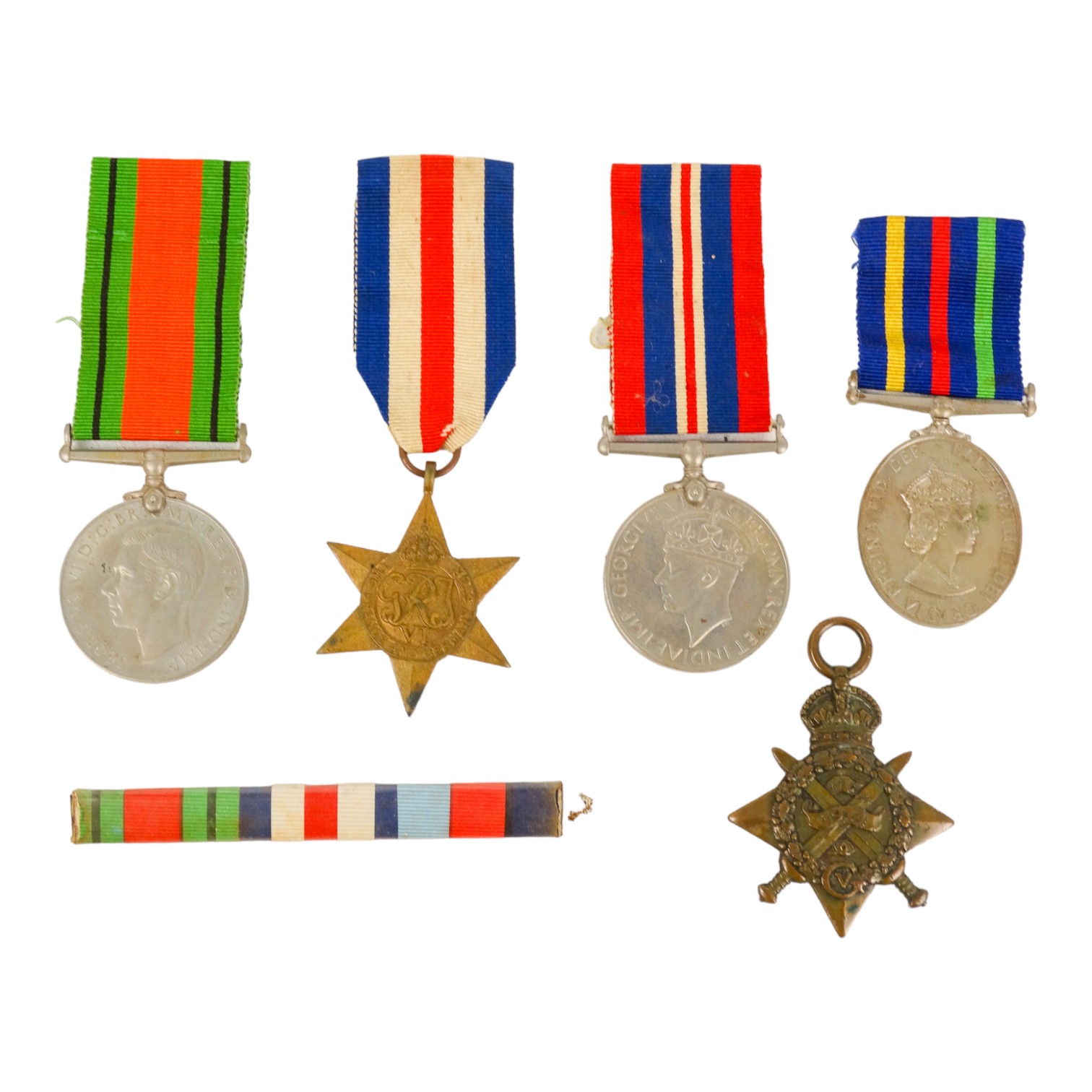 A World War II medal group - including Defence medal, 1939-45 Medal, 1939-45 Star, together with a - Image 2 of 3