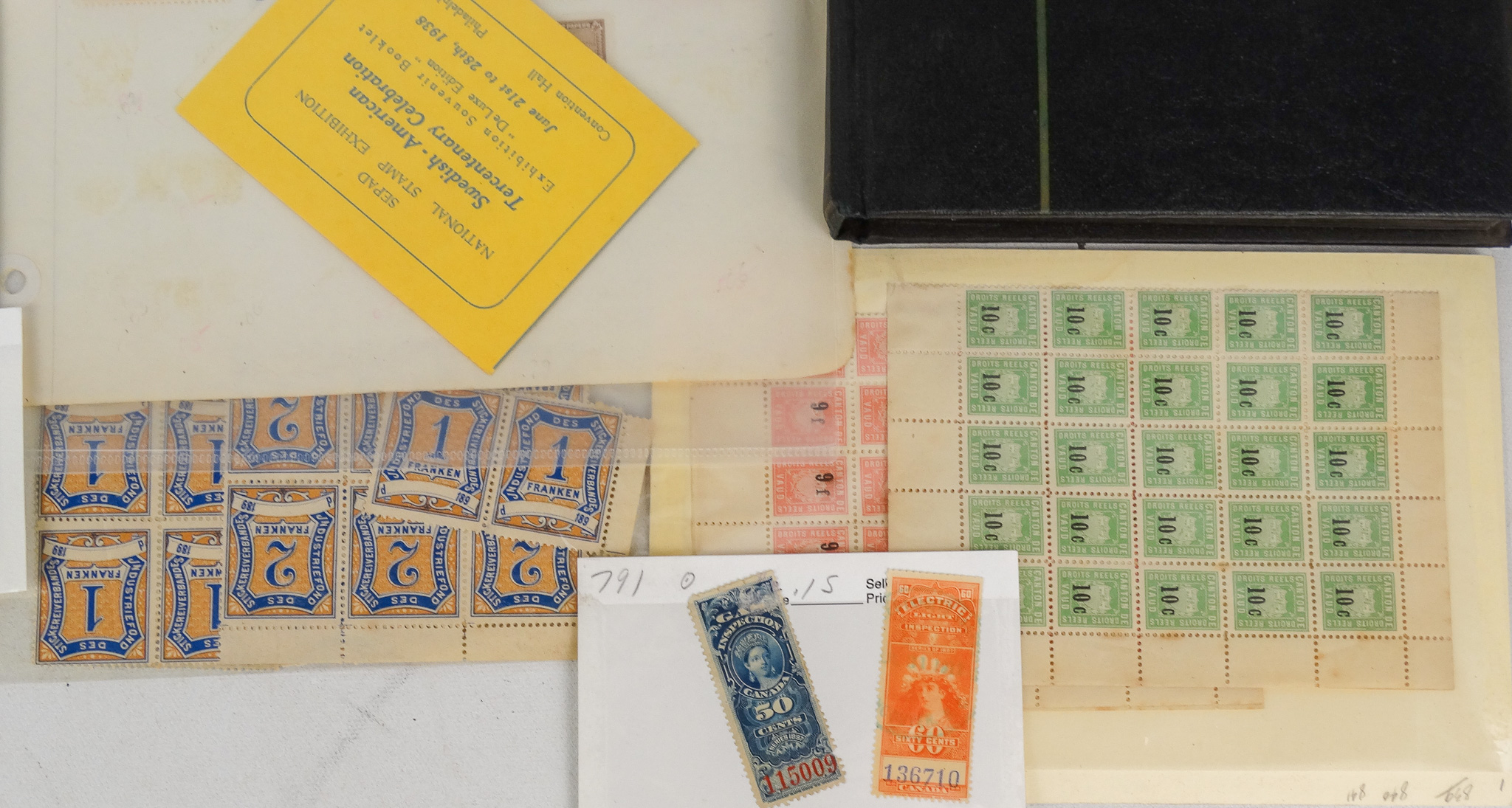 WORLD CINDERELLA STAMPS INCLUDING REVENUES - An interesting Lot contained in a stock book, stock - Image 3 of 6