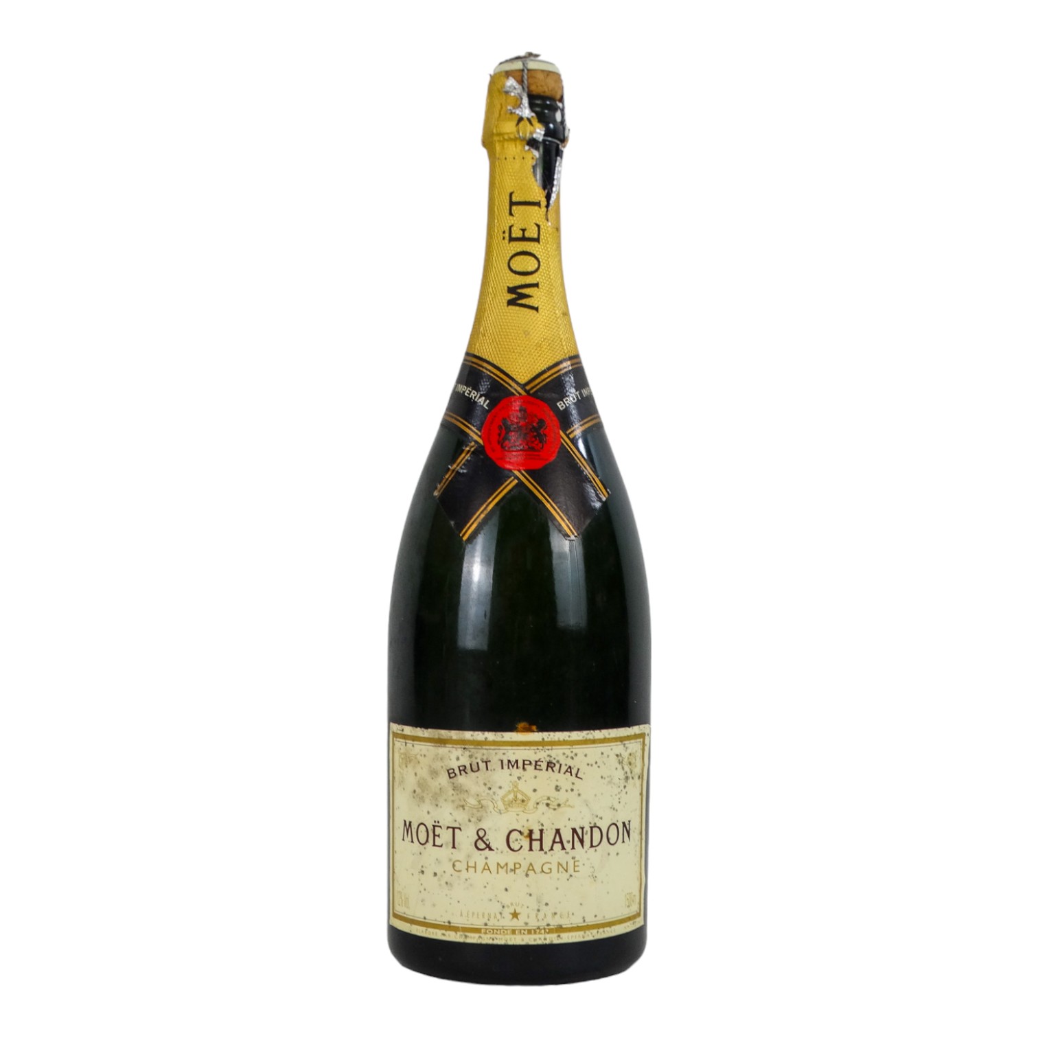 A magnum bottle of Moet & Chandon champagne.