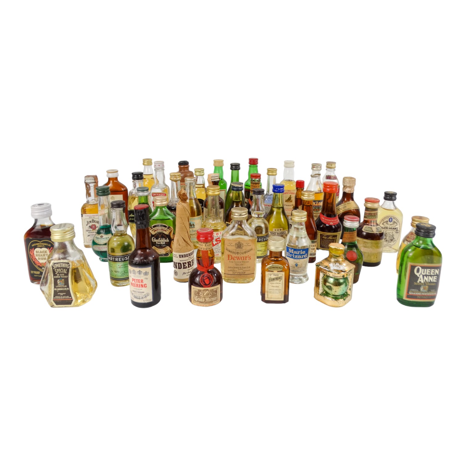 Forty-four miniature bottles of spirits - including some liqueurs. - Image 2 of 7