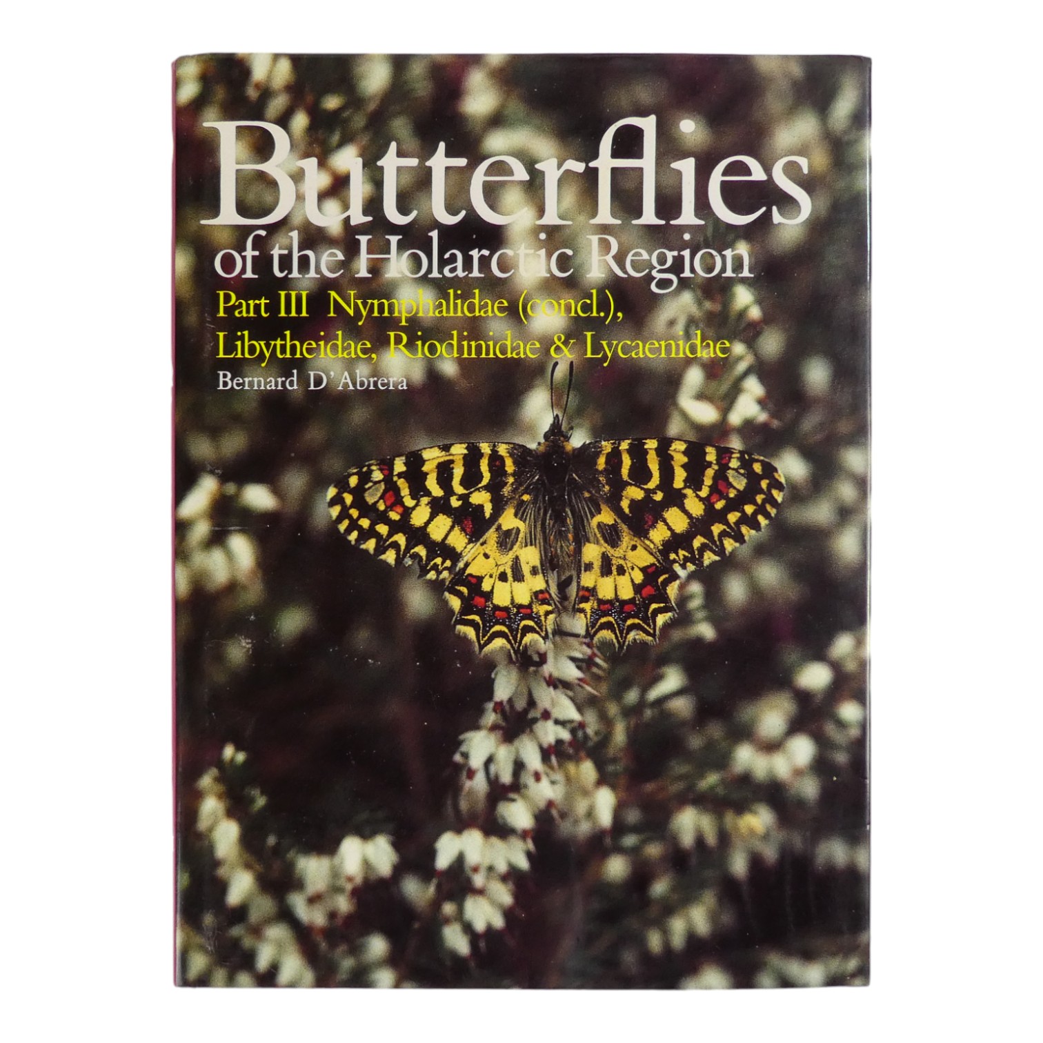 D'ABRERA Bernard, Butterflies of the Holarctic Region - Hill House 1993, three volumes cloth binding - Image 8 of 10