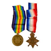 A pair of WWI medals - to R.W. Henry 9346, Durham L.I.
