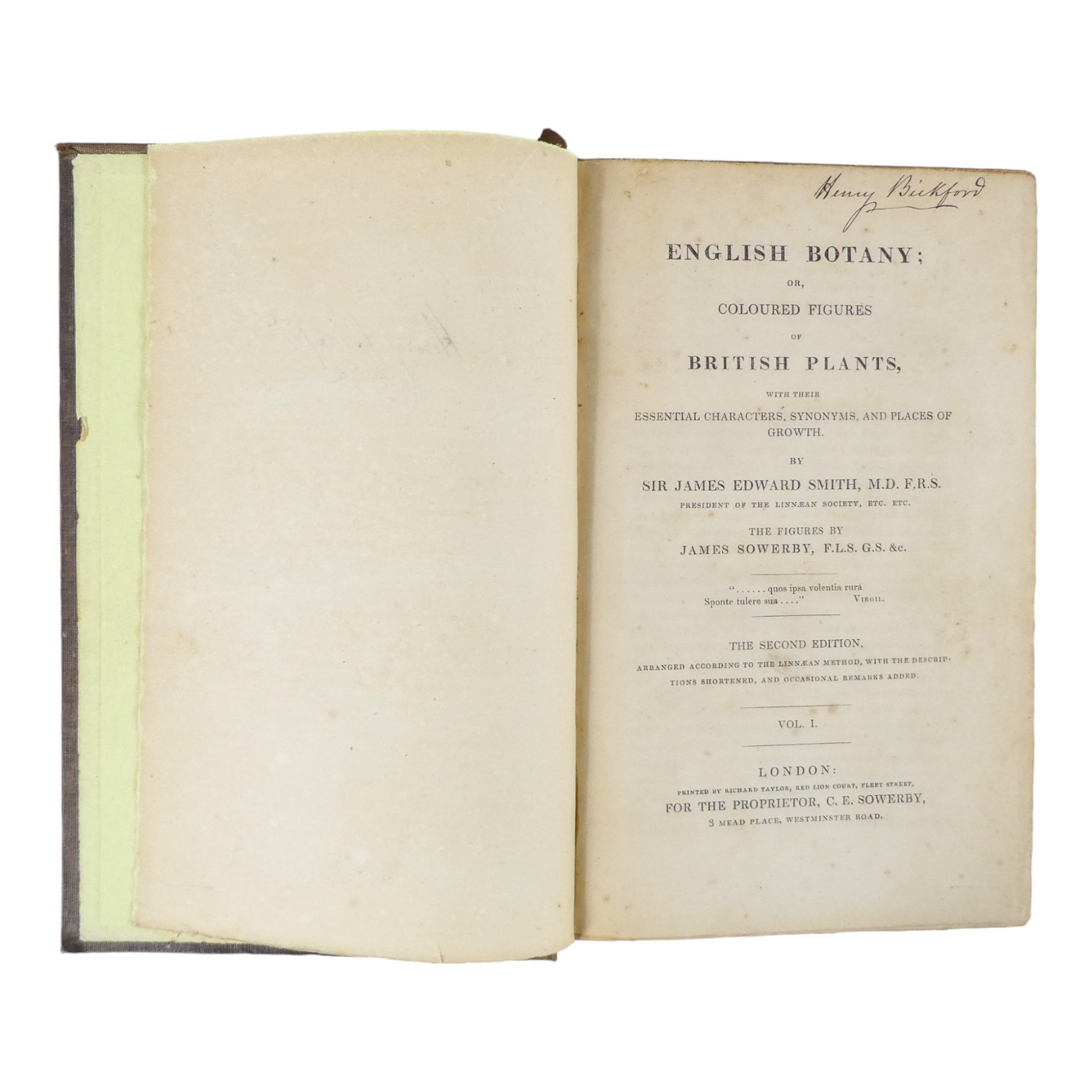 SOWERBY James Edward, English Botany - Richard Taylor 1832-1844, missing volumes 4 & 10, embossed - Image 6 of 24