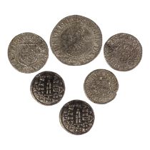 A small quantity of reproduction hammered coins.
