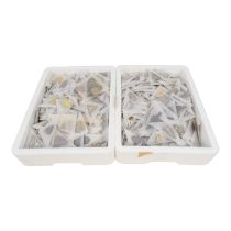 A box of mixed papered butterflies - mostly China and Indonesia