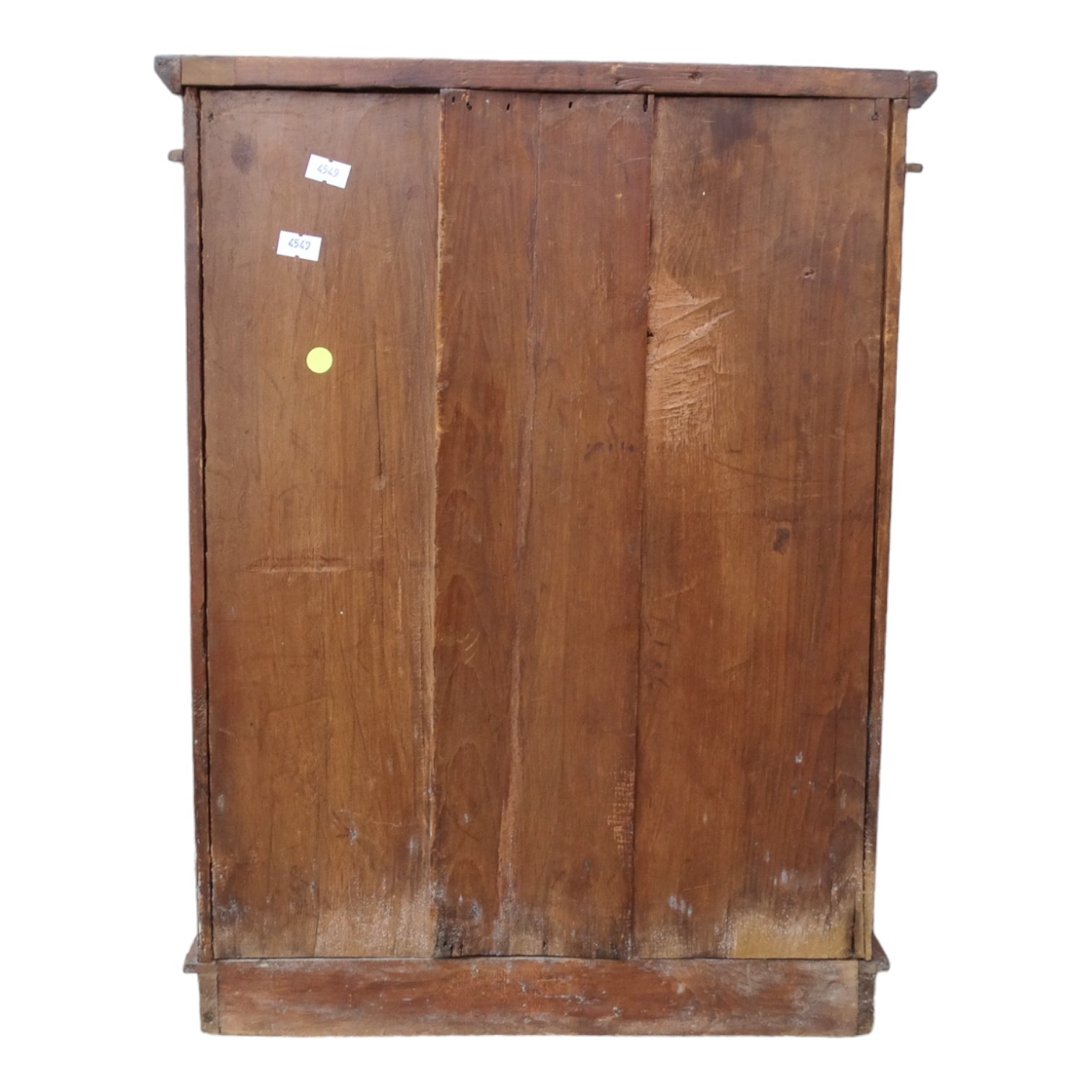 A Victorian mahogany table top collectors cabinet - with an inverted breakfront and in the manner of - Image 5 of 6