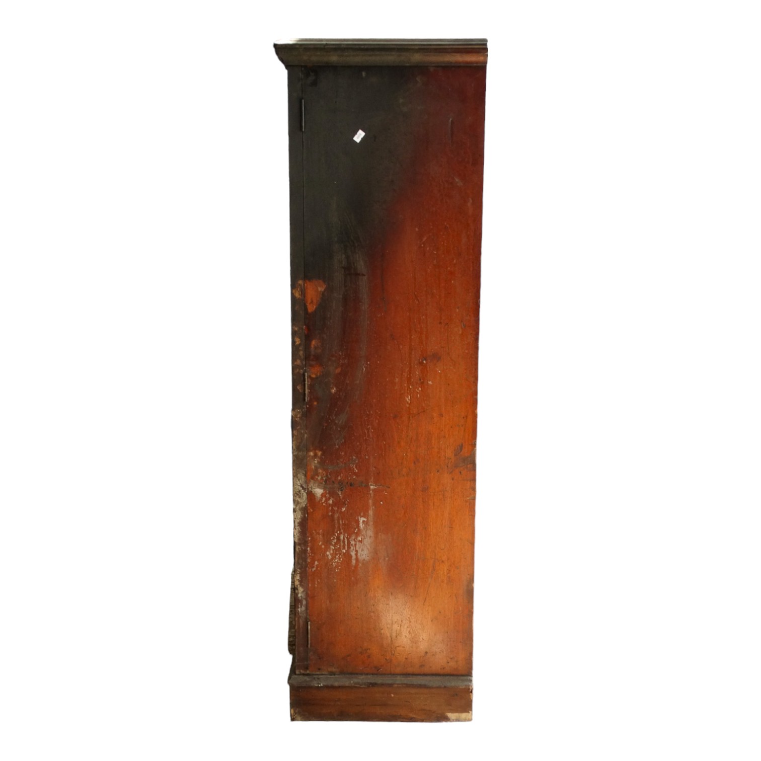 A late Victorian mahogany collector's cabinet - with a pair of arched panel doors enclosing an - Image 6 of 63