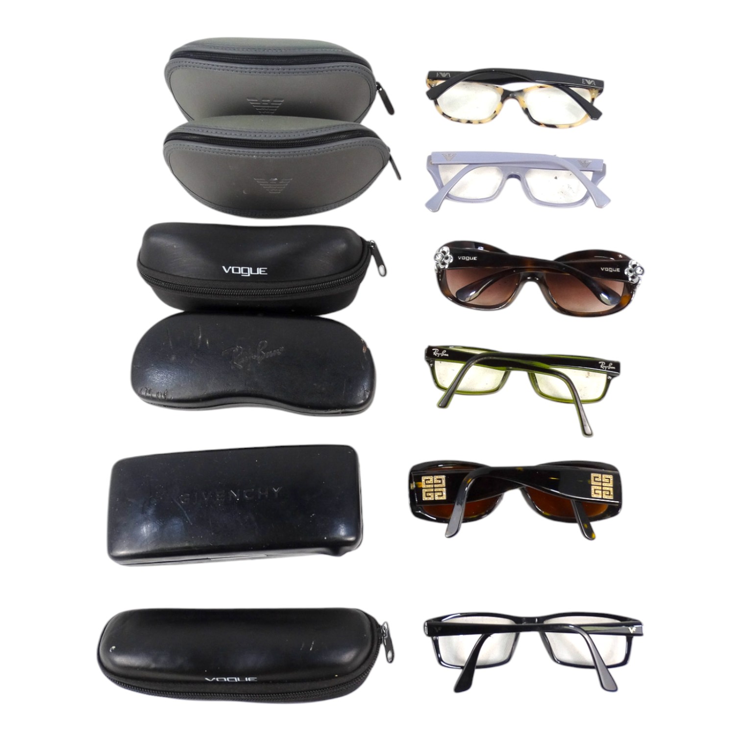 A quantity of fashion prescription glasses and sunglasses - to include two Emporio Armani, both with - Image 5 of 5