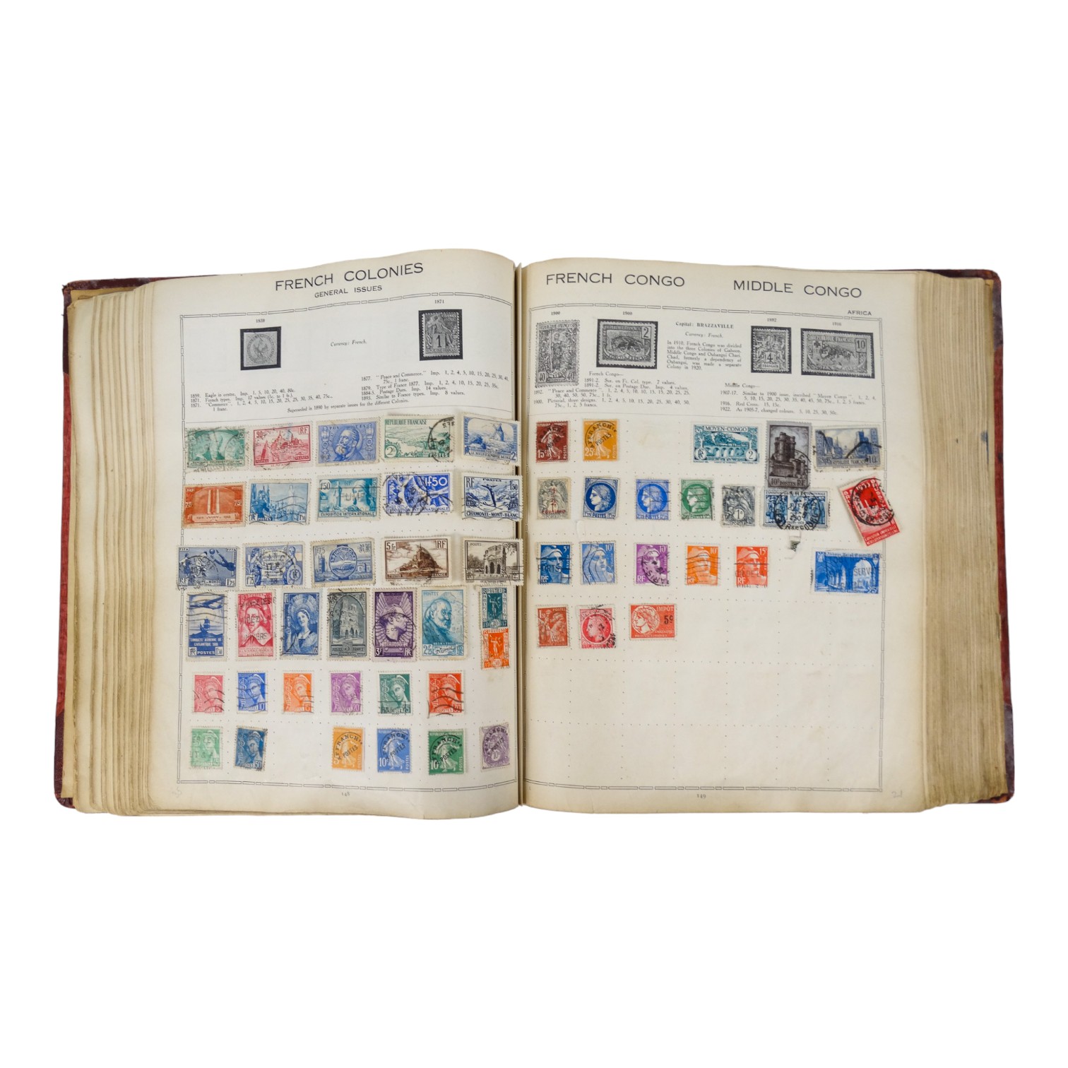 FOREIGN Collection in 'Challenge' postal stamp album - A well filled album containing early to - Bild 5 aus 5