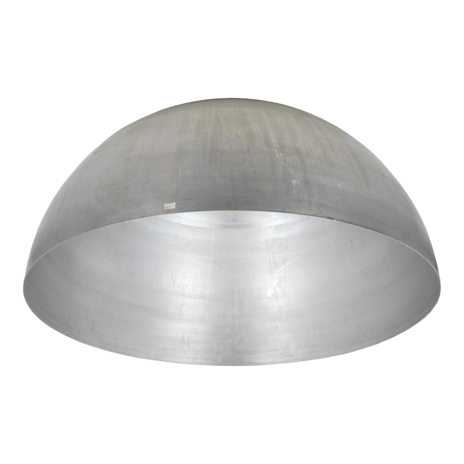 Three large contemporary aluminium light shades - dome shaped, by repute formerly fittings from - Image 2 of 2