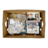 WORLD STAMPS - A Glory Box. - A huge quantity sorted into packets, stock books, boxes etc.