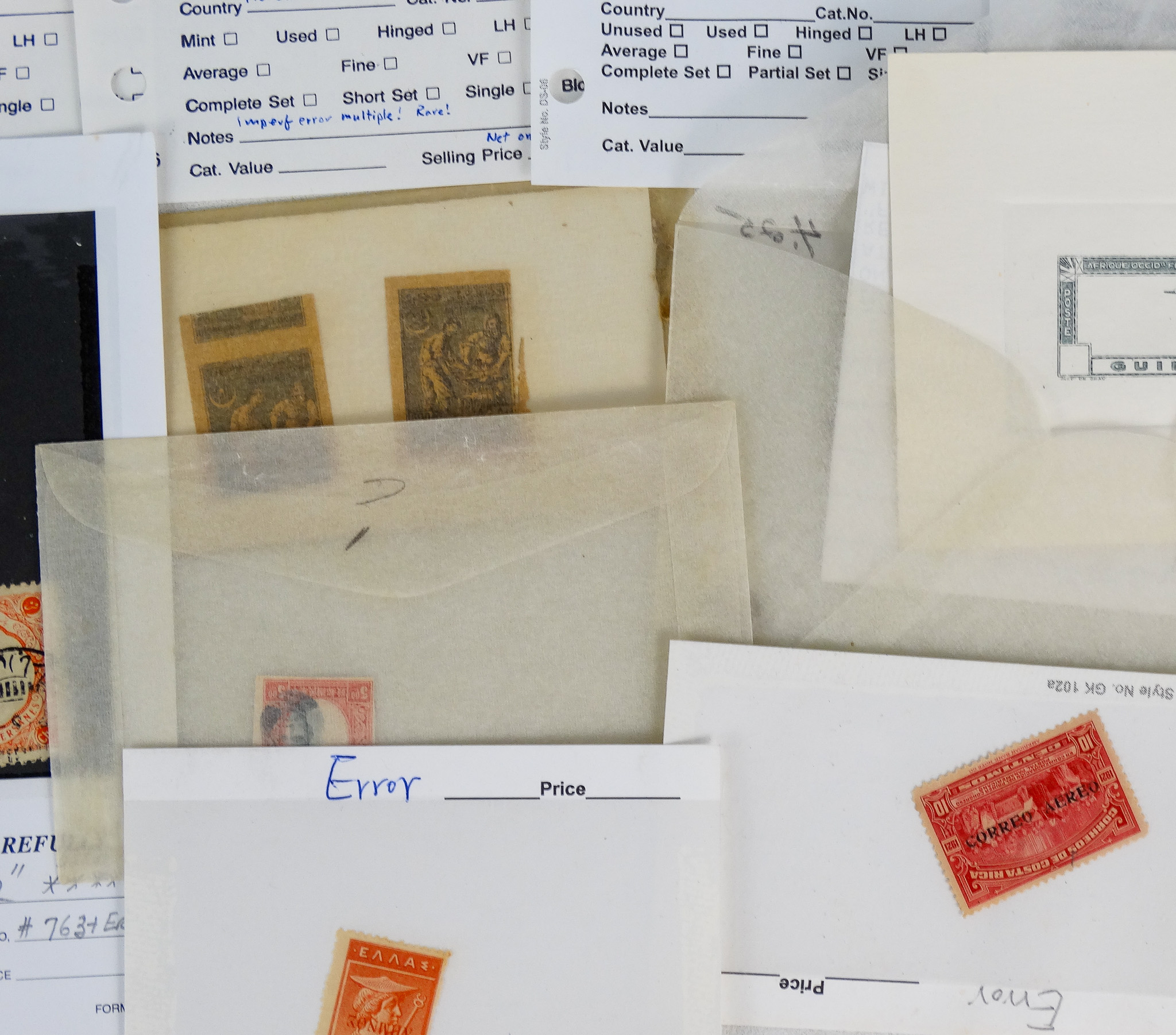 WITHDRAWN - FOREIGN ERROR STAMPS INCLUDING PROOFS ETC (X12) - An interesting selection of errors - Image 3 of 5