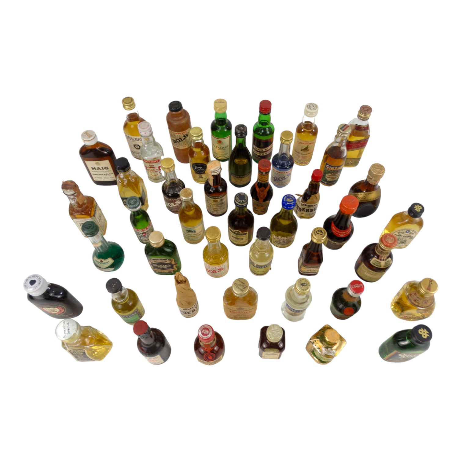 Forty-four miniature bottles of spirits - including some liqueurs. - Image 3 of 7