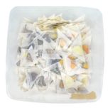 A box of mixed papered butterflies - mostly Philippines