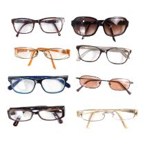 A quantity of fashion prescription glasses and sunglasses - to include Prada, DKNY, Marc Jacobs,