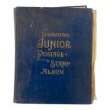 WORLD COLLECTION TO 1920 - An International Junior postage stamp album containing a World collection