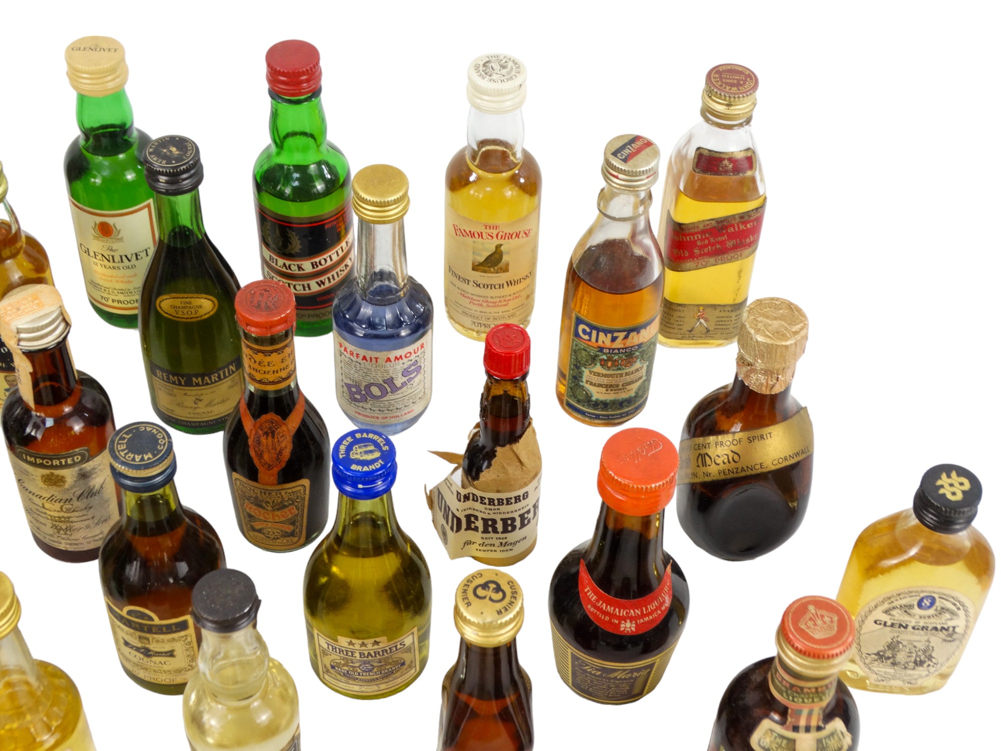 Forty-four miniature bottles of spirits - including some liqueurs. - Image 5 of 7