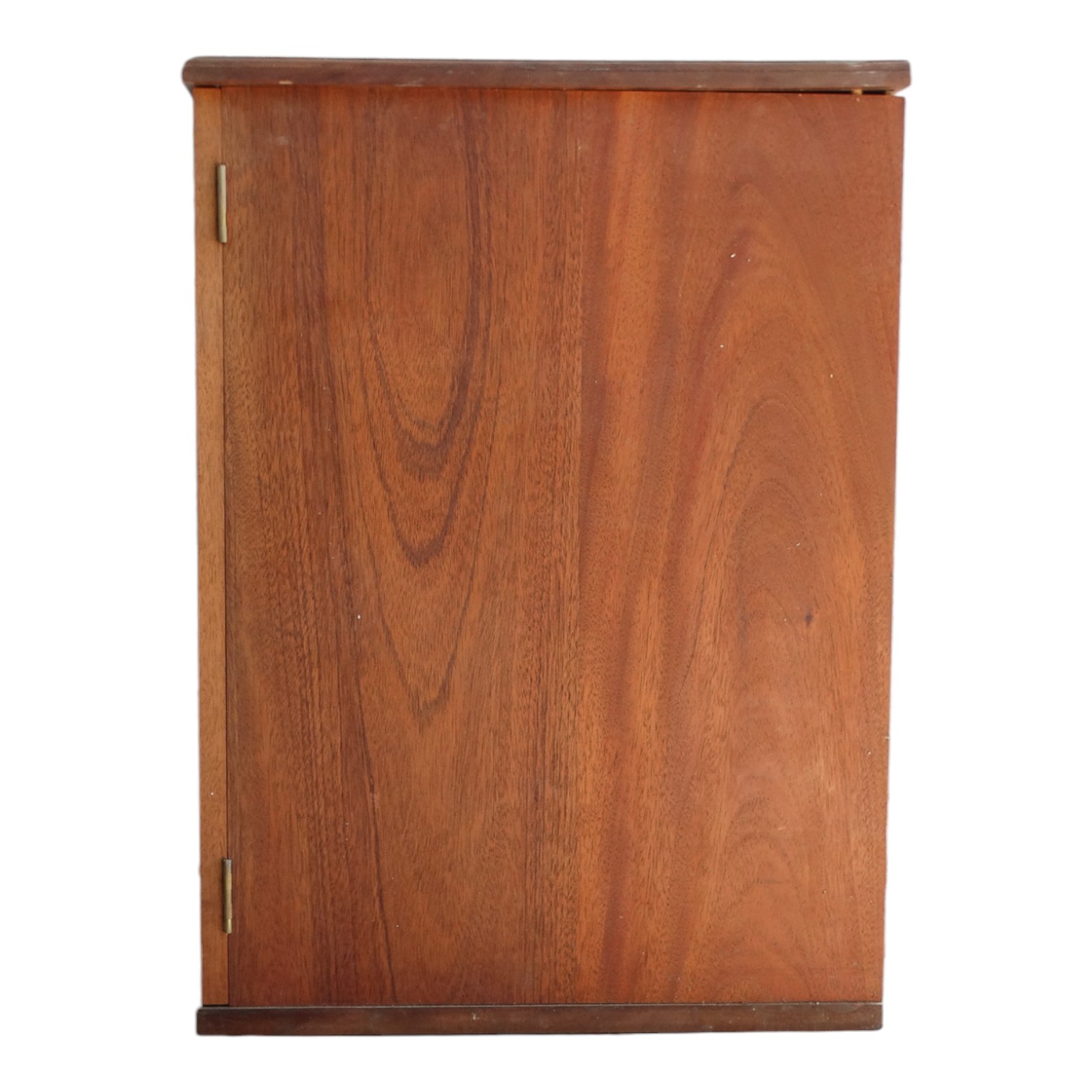 A mahogany collector's table cabinet - with a glazed panel door enclosing ten drawers - Image 2 of 4