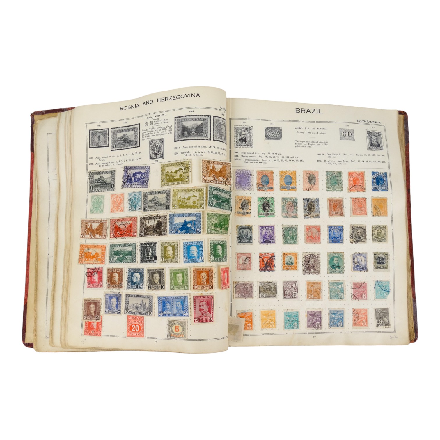 FOREIGN Collection in 'Challenge' postal stamp album - A well filled album containing early to - Bild 2 aus 5