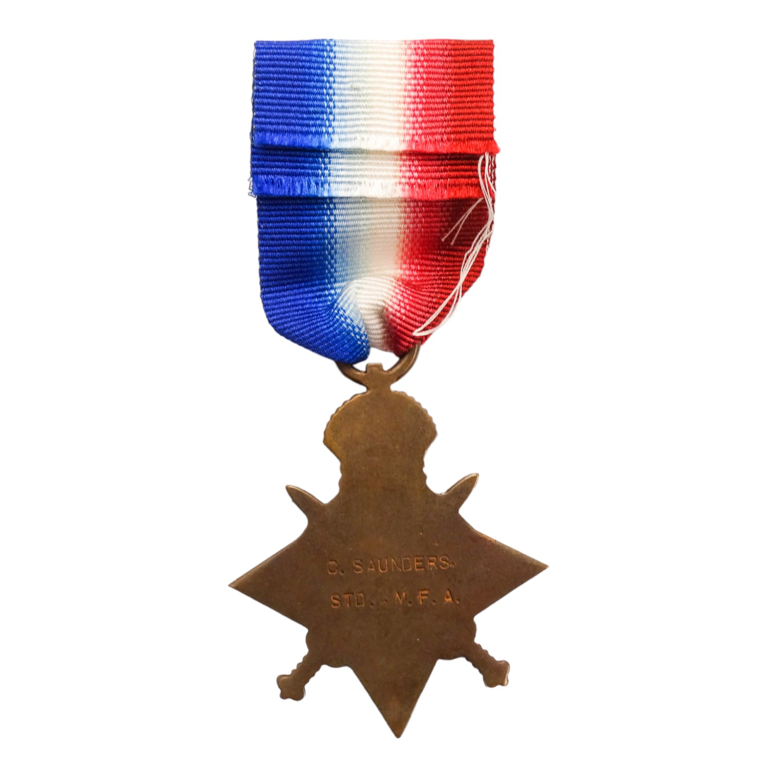A WWI 1914-1915 Star to C. Saunders STO MFA. - Image 2 of 2