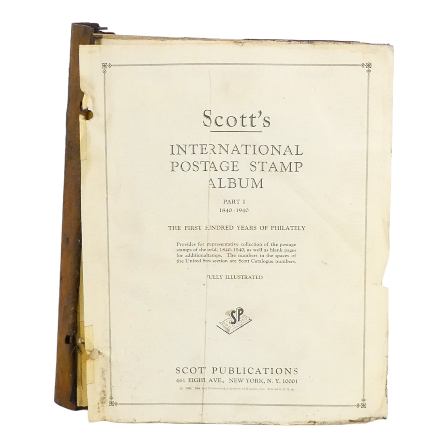 Scotts Internation Stamp Album containing a World collection - A part 1 1840 to 1940 lacking