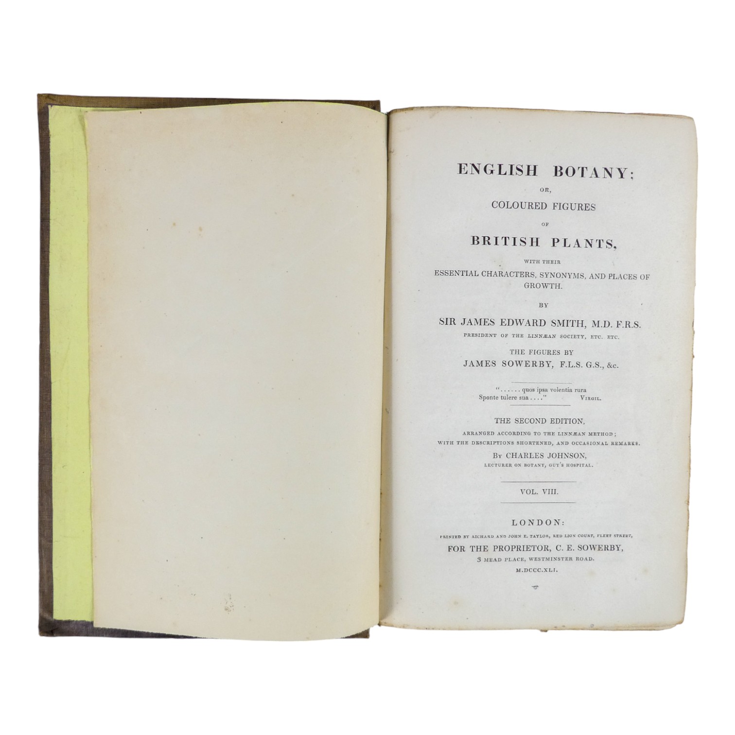 SOWERBY James Edward, English Botany - Richard Taylor 1832-1844, missing volumes 4 & 10, embossed - Image 19 of 24