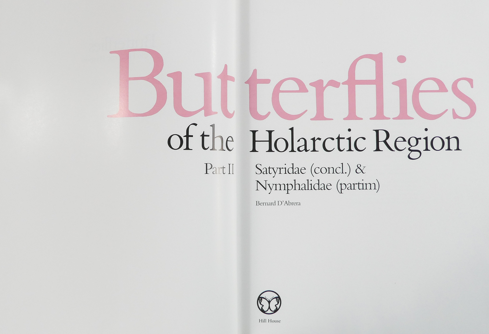 D'ABRERA Bernard, Butterflies of the Holarctic Region - Hill House 1993, three volumes cloth binding - Image 6 of 10