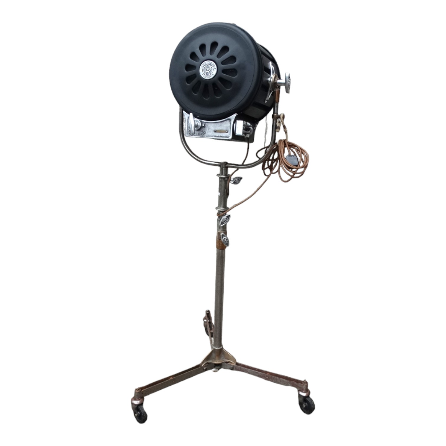 A Mole Richardson model 410 theatre/stage light - matt black finish with polished aluminium and - Image 6 of 6