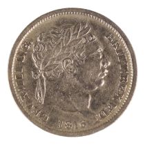 A George III one shilling 1816.